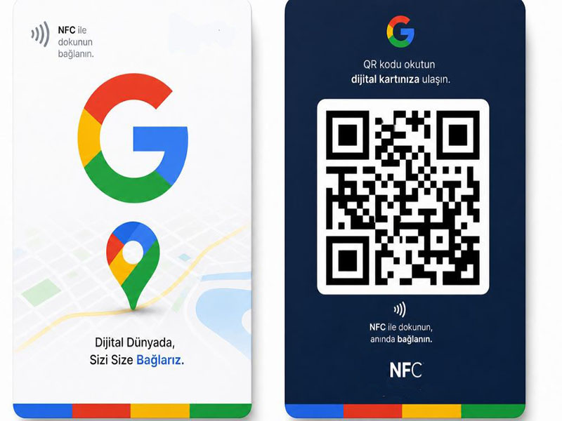 NFC kart ve dijital kartvizit reklam görseli